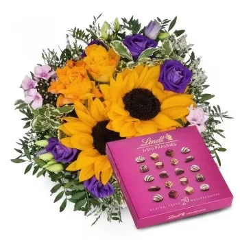 Ζυρίχη λουλούδια- Καλοκαίρι με τον Lindt Μπουκέτο/ρύθμιση λουλουδιών