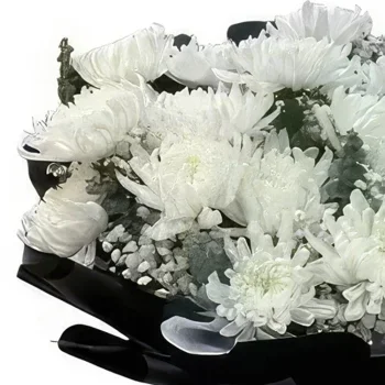 Guangzhou bloemen bloemist- Witte sympathie Boeket/bloemstuk