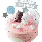 Rongxian flowers  -  Cream Cute Cake Flower Bouquet/Arrangement