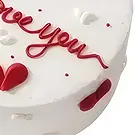 Hutubi Xian flowers  -  Cream Round Cake Flower Bouquet/Arrangement