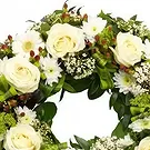 Sig () blommor- Grönt val Bukett/blomsterarrangemang