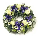 Sig () blommor- Mjuka rosor rund krans Bukett/blomsterarrangemang
