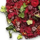 Sig () blommor- Röda rosor kudde Bukett/blomsterarrangemang