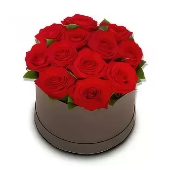 fleuriste fleurs de Oslo- Simplement rouge Bouquet/Arrangement floral