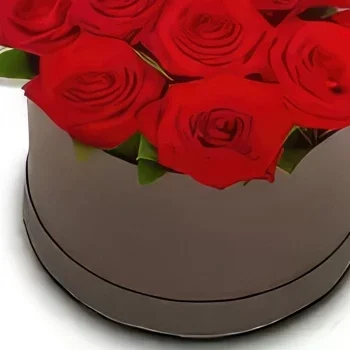 fleuriste fleurs de Oslo- Simplement rouge Bouquet/Arrangement floral