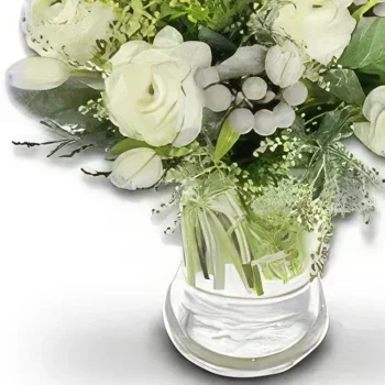 بائع زهور أوسلو- سنو وايت باقة الزهور