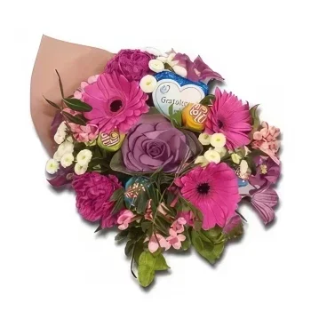بائع زهور أوسلو- ابتهاج عميق باقة الزهور