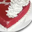 Italy flowers  -  Special  Wedlock Cake Flower Bouquet/Arrangement