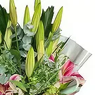Intibucá blomster- Fantastisk rosa liljebukett Blomsterarrangementer bukett