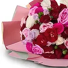 flores Tierra Santa floristeria -  Ligeramente romántico Ramo de flores/arreglo floral