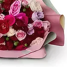 flores Tierra Santa floristeria -  Ligeramente romántico Ramo de flores/arreglo floral
