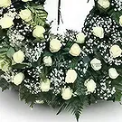 Chinda flowers  -  Farewell Crown of Roses Flower Bouquet/Arrangement