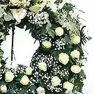 Chinda flowers  -  Farewell Crown of Roses Flower Bouquet/Arrangement