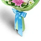 Ajtos blomster- Hvit og rosa glede Blomsterarrangementer bukett