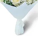 Bogdanica Blumen Florist- Weißes Thema Bouquet/Blumenschmuck