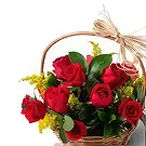 بائع زهور برازيليا- ببساطة أحمر باقة الزهور