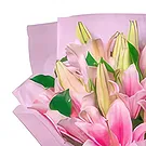 Buangkok flowers  -  Asiatic Pink Lilies Flower Bouquet/Arrangement