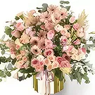 Buangkok flowers  -  Delightful Pink Flower Bouquet/Arrangement