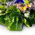 Nakorotubu blommor- Tyst grön Bukett/blomsterarrangemang