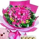 flores de Bongabon- Caixa Secreta Bouquet/arranjo de flor