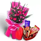 flores de Dingalan- Blush rosa Bouquet/arranjo de flor