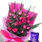 flores de Dingalan- Blush rosa Bouquet/arranjo de flor