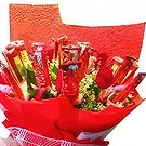Mandaue bunga- Pita Coklat Rangkaian bunga karangan bunga