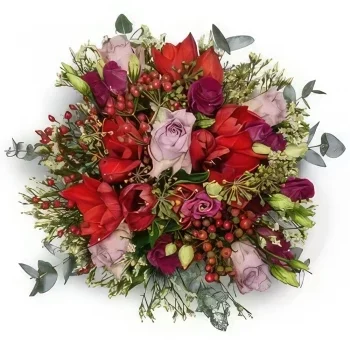 fleuriste fleurs de Lausanne- Ensemble Romantique Bouquet/Arrangement floral