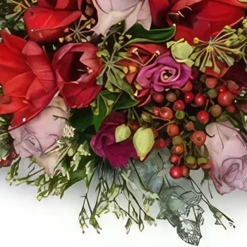 fleuriste fleurs de Liechtenstein- Ensemble Romantique Bouquet/Arrangement floral