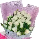 fleuriste fleurs de Bangui- Blanc fantaisie Bouquet/Arrangement floral