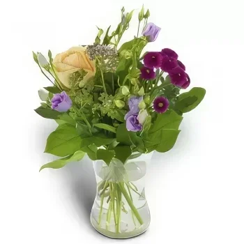 بائع زهور أوسلو- المشمش الأرجواني الالهي باقة الزهور