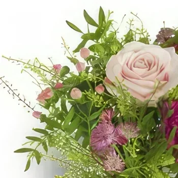 ดอกไม้ ออสโล - บุปผาสีชมพูรุ่งโรจน์ ช่อดอกไม้/การจัดวางดอกไม้