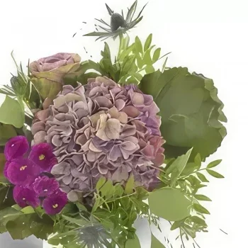 بائع زهور أوسلو- النعيم الأرجواني المجيد باقة الزهور