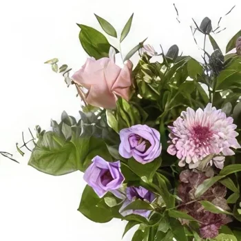Bergen rože- Rožnate in vijolične sanje Cvet šopek/dogovor