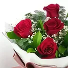 Buangkok flowers  -  Bold Red Flower Bouquet/Arrangement