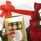 St. Maarten flowers  -  Love Journey with Roses Flower Bouquet/Arrangement