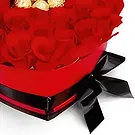 St. Maarten flowers  -  Valentine Luxury Box Flower Bouquet/Arrangement