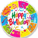 fleuriste fleurs de Tuzi- Joyeux Anniversaire Ballon Bouquet/Arrangement floral