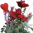 Adma flowers  -  Triple the love Flower Bouquet/Arrangement
