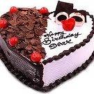 Rājbirāj flowers  -  Sweet Heart Cake Flower Bouquet/Arrangement