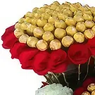 Chingangbam Leikai flowers  -  Luxury Triple Delight Flower Bouquet/Arrangement