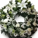 Blowing Point blomster- Rolig farvel Blomsterarrangementer bukett