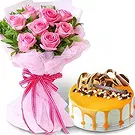 Mankhan flowers  -  Pretty Pinks Flower Bouquet/Arrangement