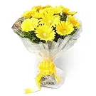 Nepal flowers  -  Bright Yellow Flower Bouquet/Arrangement