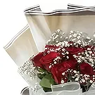 Nepal flowers  -  Deep Red Flower Bouquet/Arrangement