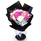 Nepal flowers  -  Rose Passion Flower Bouquet/Arrangement
