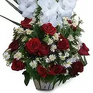 Nepal flowers  -  Love Basket Flower Bouquet/Arrangement