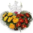 Nepal flowers  -  Gorgeous Basket Flower Bouquet/Arrangement