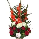 Nepal flowers  -  Cheerful Pinks Flower Bouquet/Arrangement