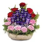 Nepal flowers  -  Romantic Combination Flower Bouquet/Arrangement